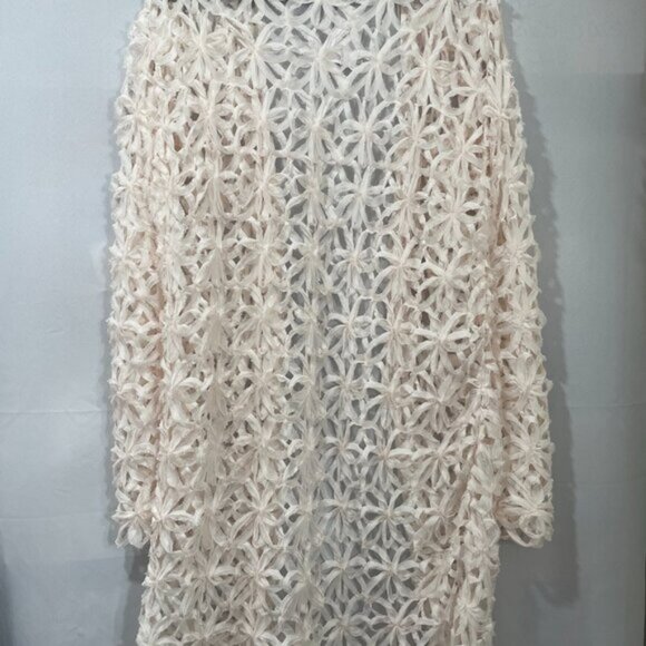 NWT ~ Willow & Root Light Weight Floral Duster Open Cardigan Cover Boho L/XL - Picture 6 of 6